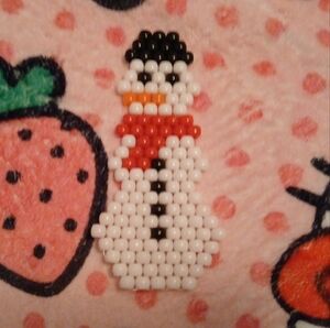 Kandi Snowman Mini Panal